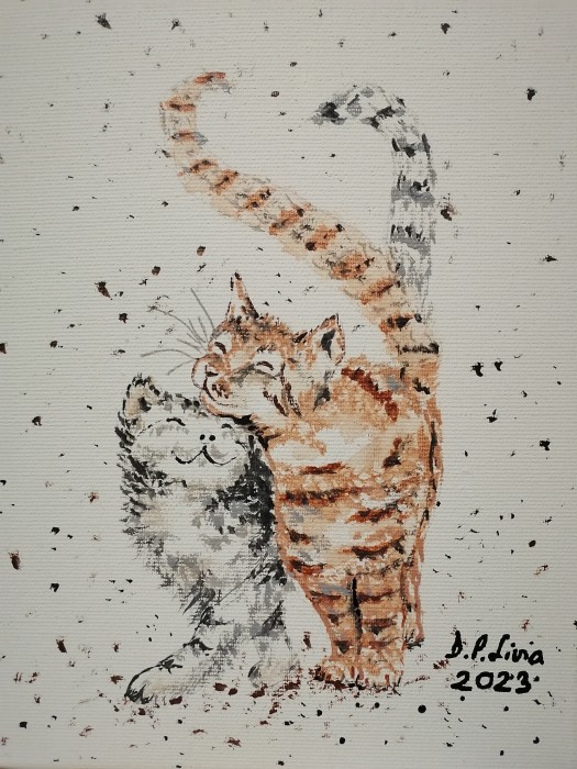 Pictura Pisicute Iubitoare