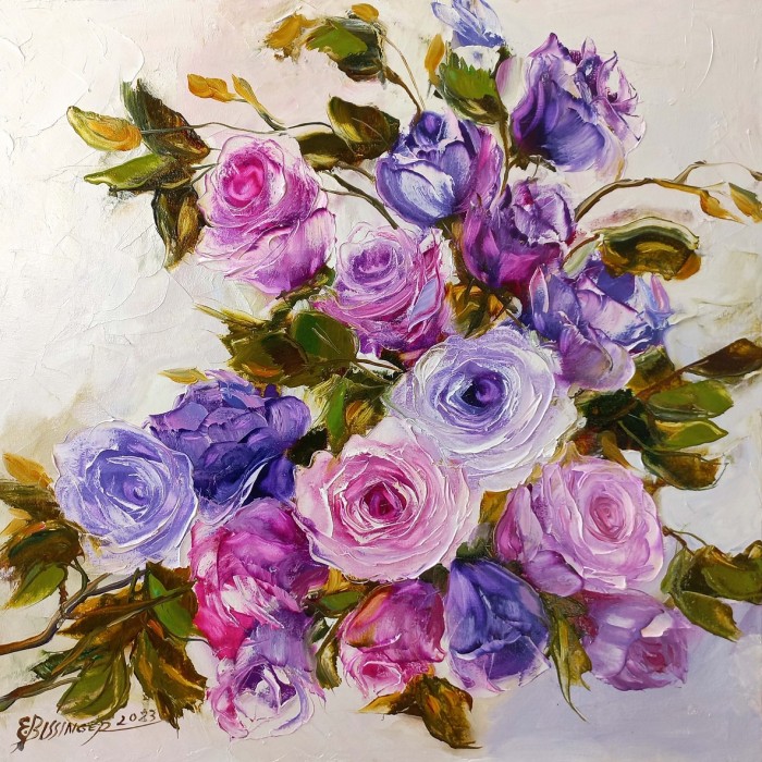 Pictura Trandafiri Violet