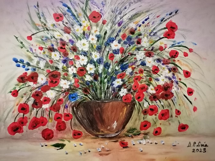 Pictura Vas Cu Flori