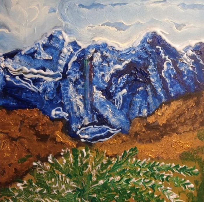 Pictura Pe Varf De Munte