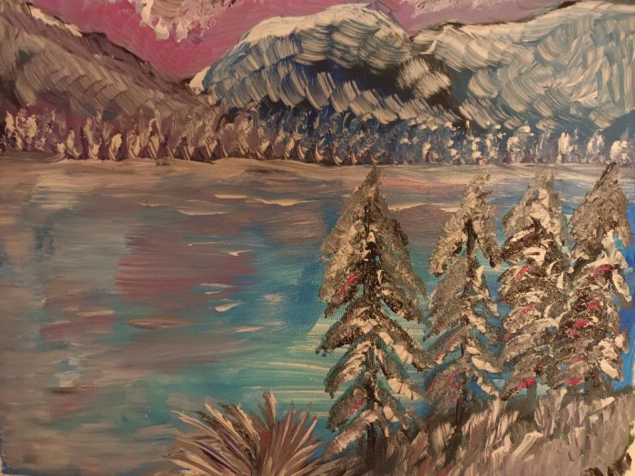 Pictura Peisaj De Iarna 2