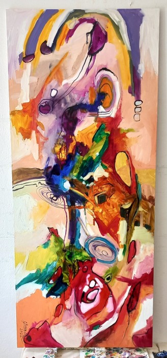 Pictura Abstract Cu Pod