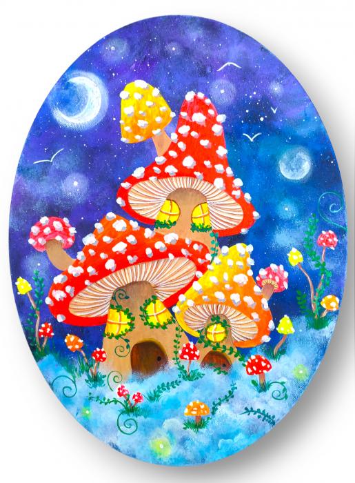 Pictura Casuta Din Nori