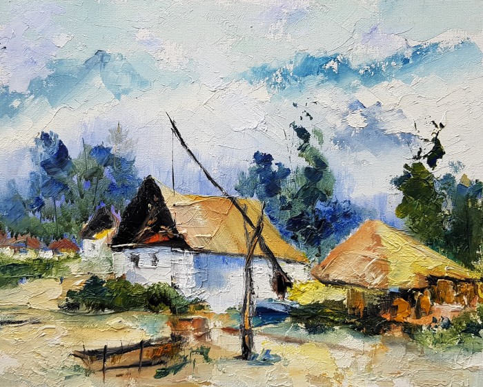 Pictura La Fantana Satului