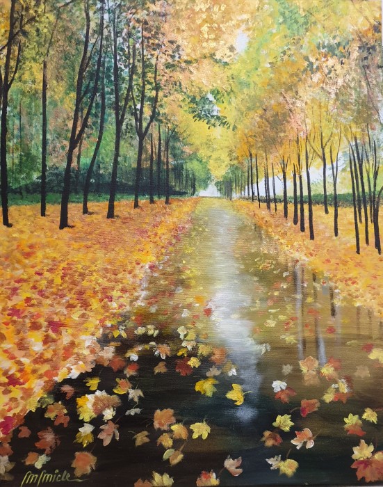 Pictura La Drum Cu Toamna