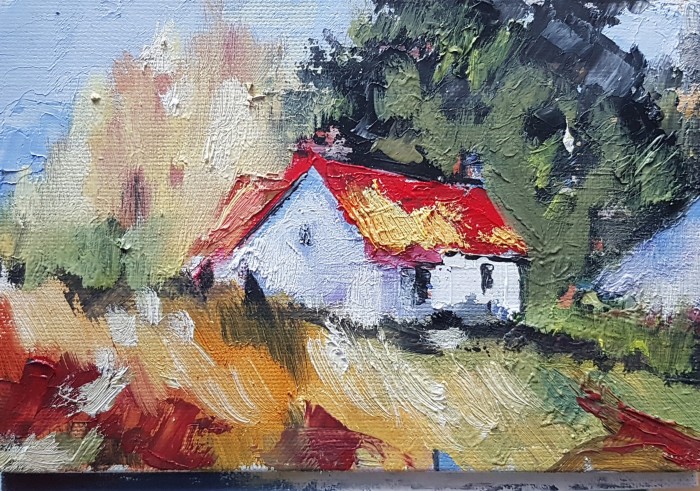 Pictura Toamna La Marginea De Sat