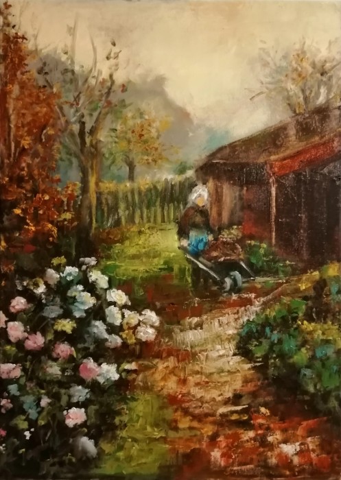 Pictura ,, Curățenia De Toamnă ''