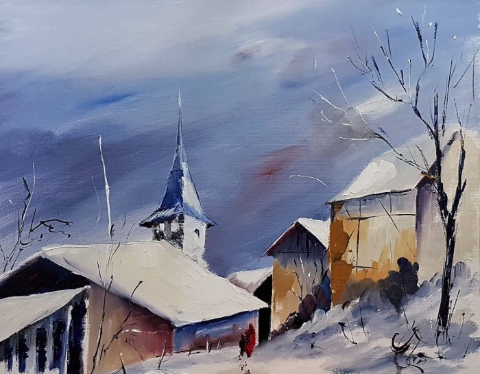 Pictura Urme Pe Zapada