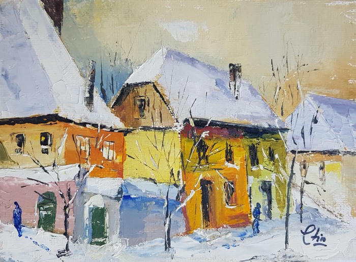 Pictura Iarna Pe Strada Mea