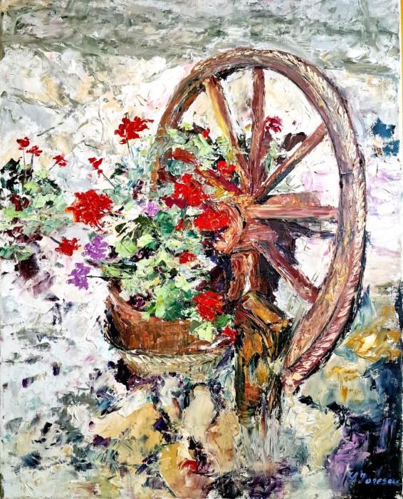 Pictura Flori La Manastire