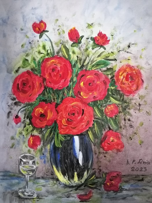 Pictura Trandafiri Rosii