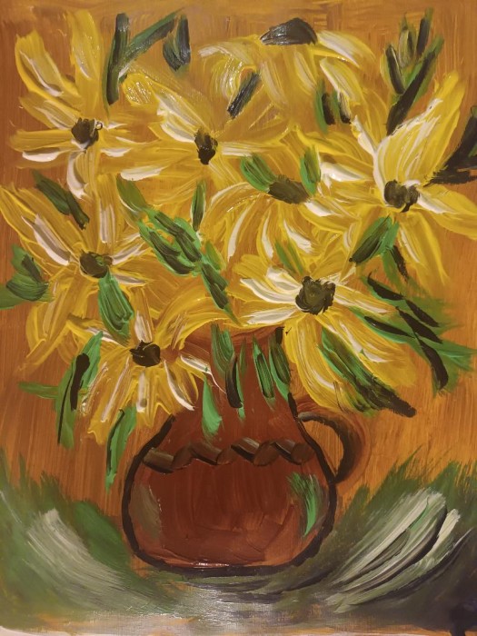Pictura Flori Galbene