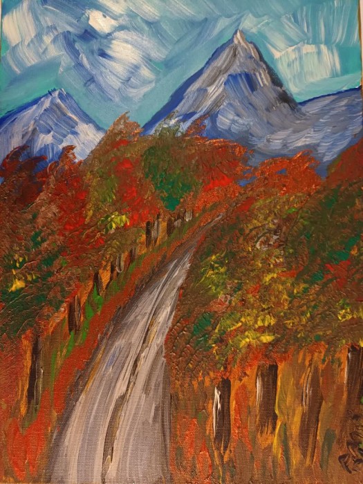 Pictura Drum Prin Padure