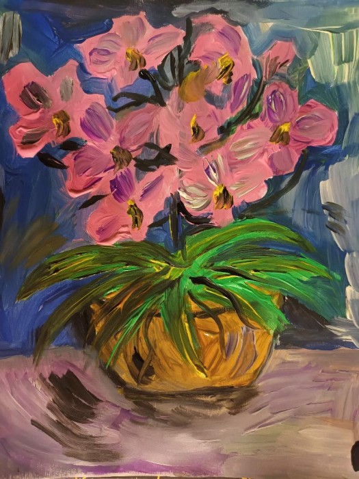 Pictura Orhidee Roz 2