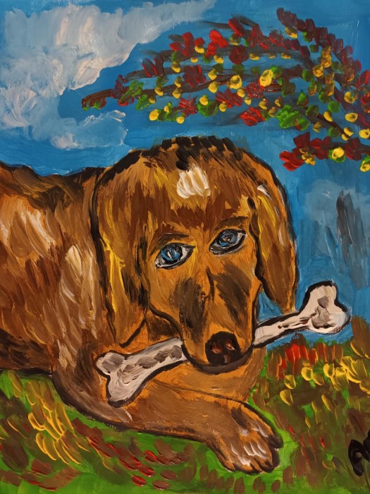 Pictura Happy Dog