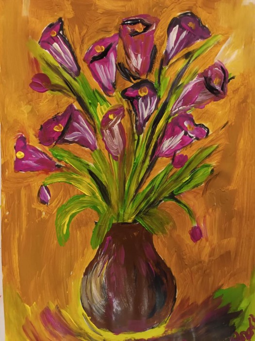 Pictura Cale Roz