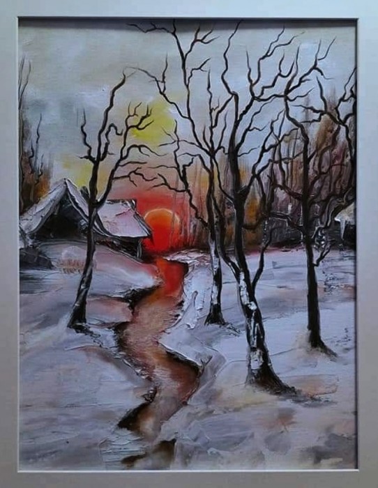 Pictura Peisaj Iarna