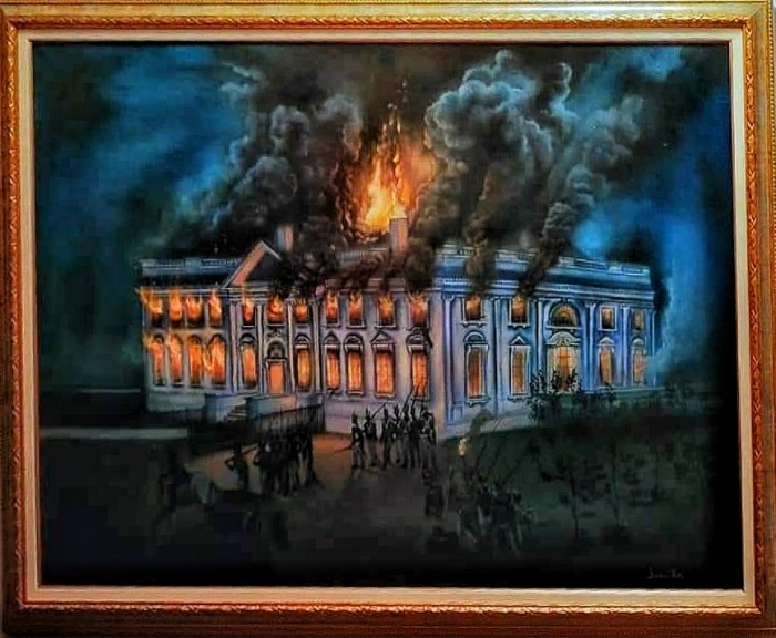 Pictura White House On Fire 2