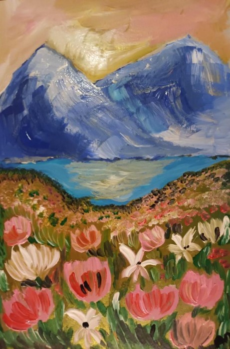 Pictura Flori Si Munti