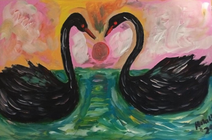 Pictura Lebede Negre