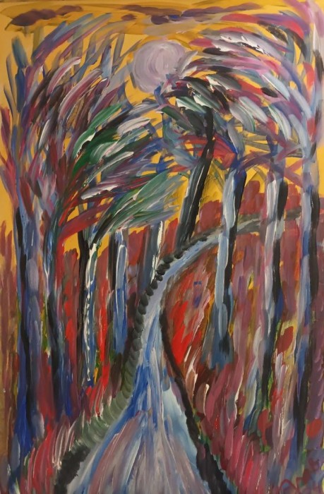 Pictura Blue And Red Forest