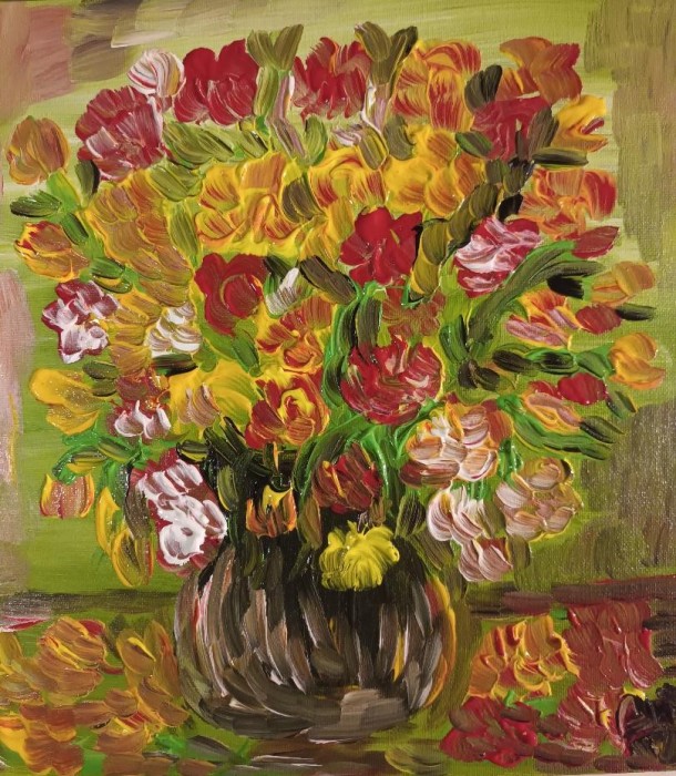 Pictura Vas Cu Flori 2