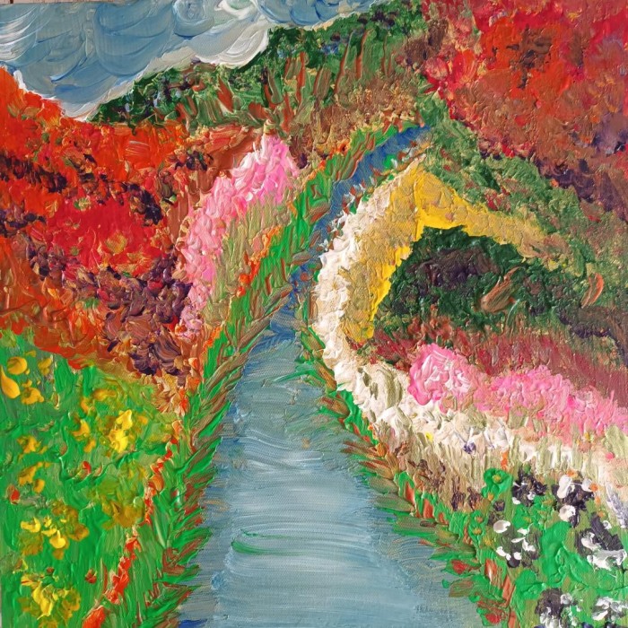 Pictura Peisaj De Primavara 5