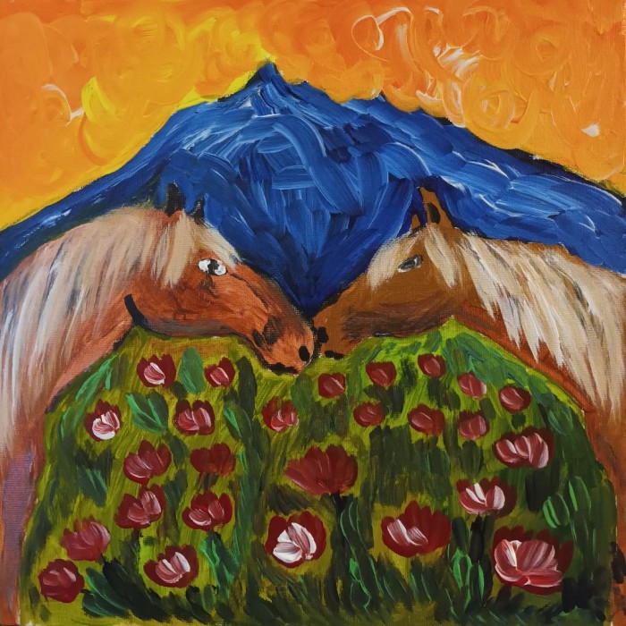 Pictura Admirand Florile