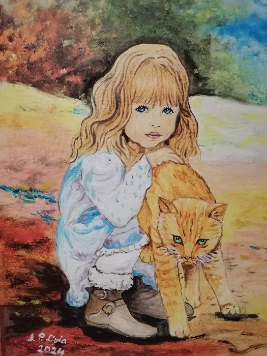 Pictura Fetita Din Poiana