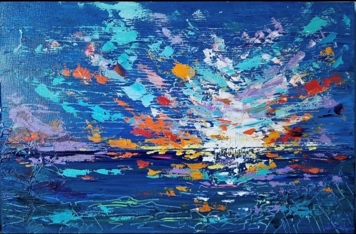 Pictura Apus Pe Mare