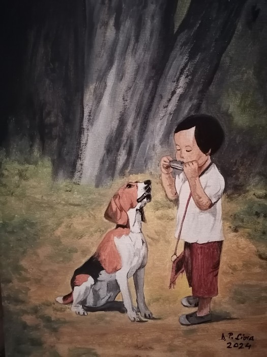 Pictura Muzica In Padure
