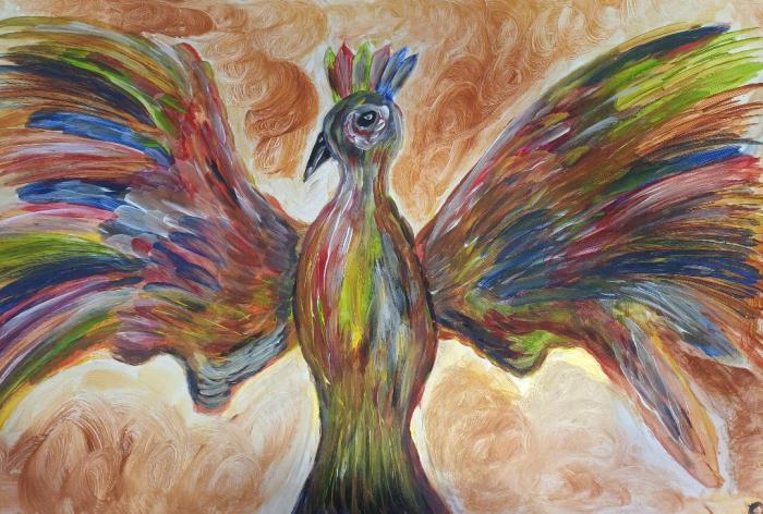 Pictura Colourful Phoenix Bird