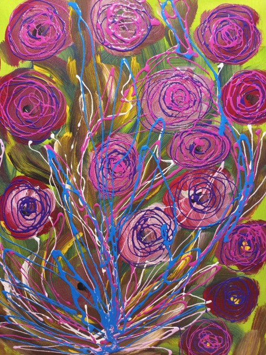Pictura Flori Abstracte 2