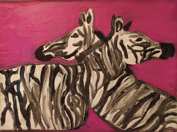 Pictura Doua Zebre
