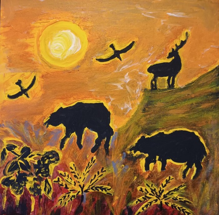 Pictura Luna Plina