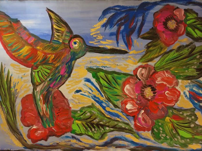 Pictura Pasarea Colibri