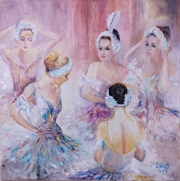 Pictura Balerine Inainte De Spectacol