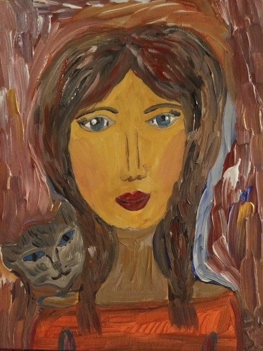 Pictura Lady With A Cat