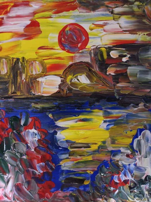 Pictura Apus Pe Mare 4