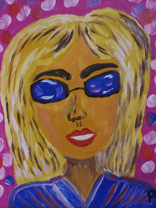 Pictura Blue Sunglasses