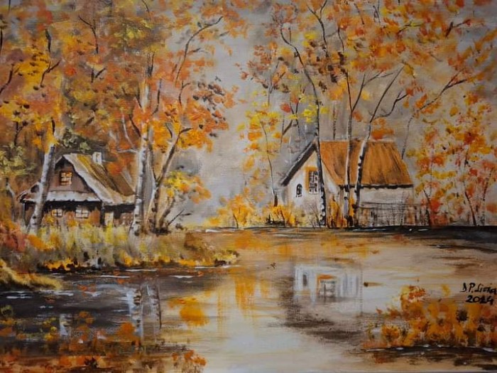 Pictura Toamna Pe Lac
