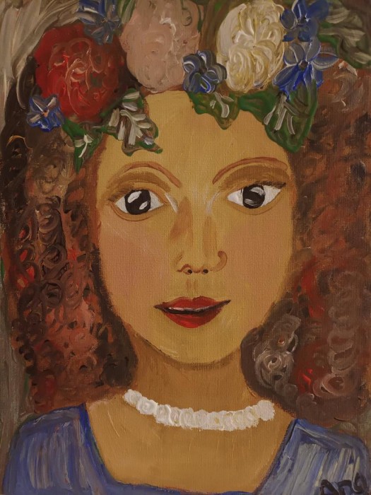 Pictura Portret De Femeie Tanara