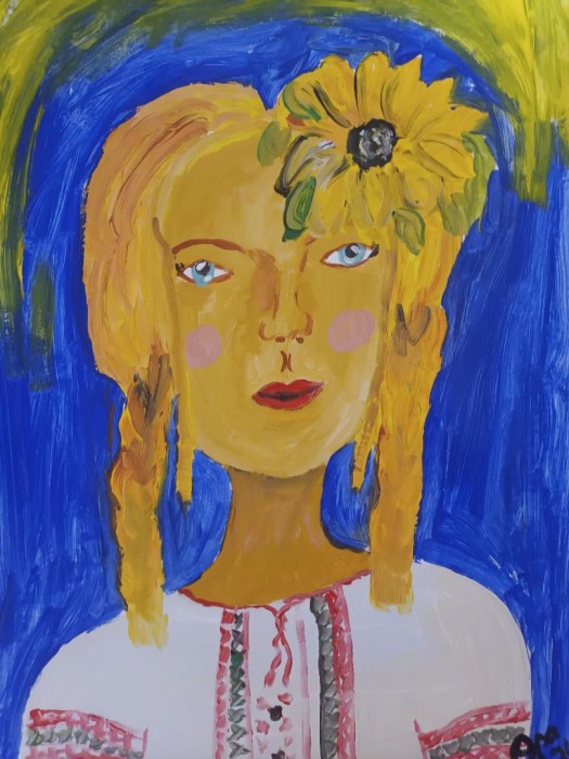 Pictura Portret De Femeie Din Ucraina