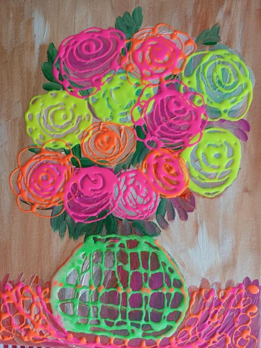 Pictura Flori Neon