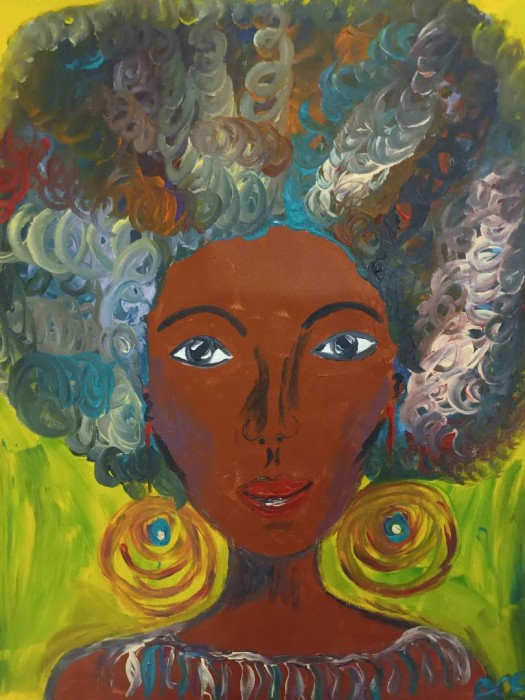 Pictura Portret De Femeie Din Africa