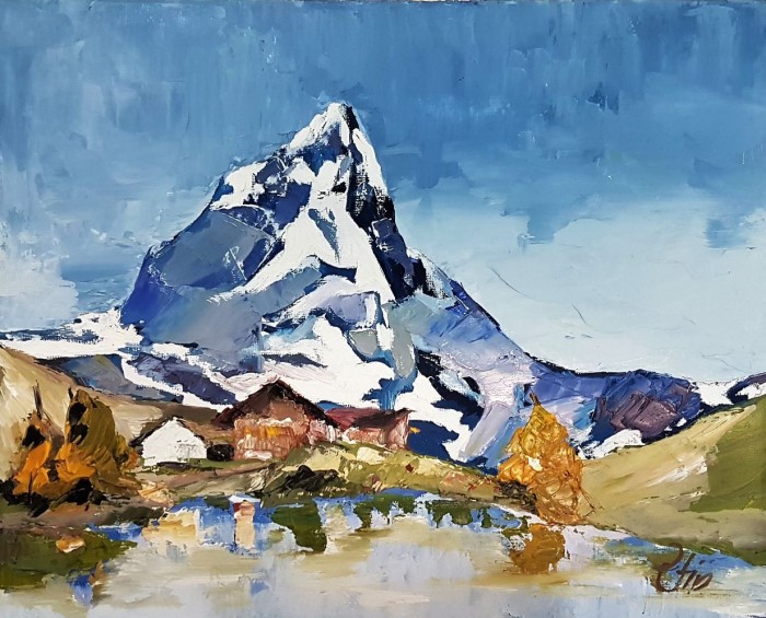 Pictura La Poalele Matterhornului