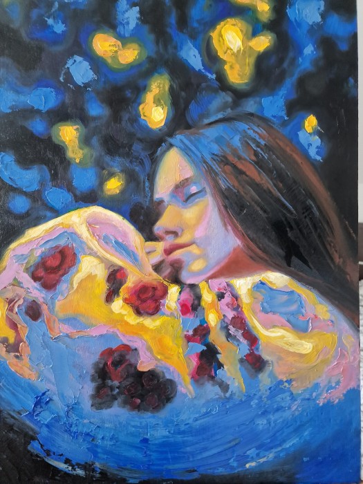 Pictura Vis Albastru