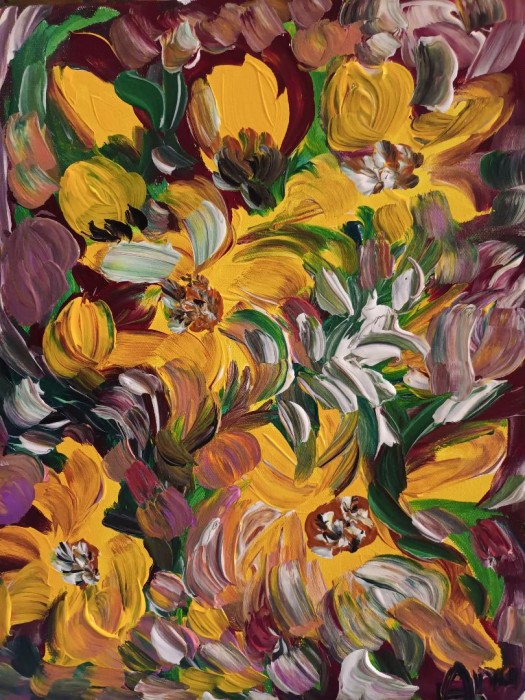 Pictura Flori Galbene