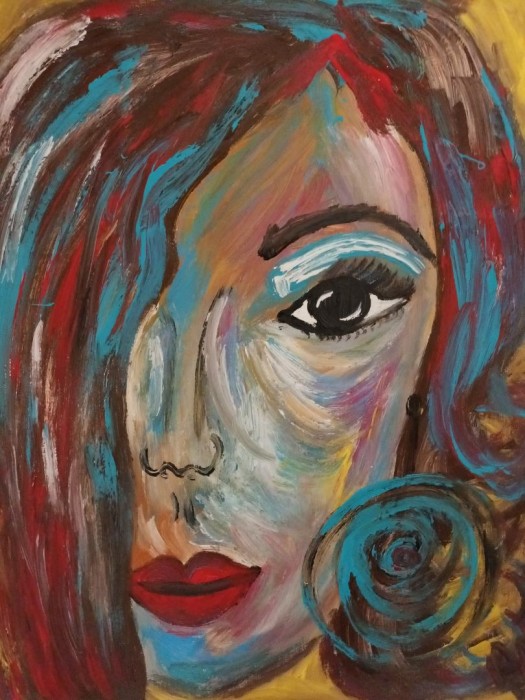 Pictura Portret Abstract