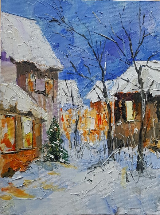 Pictura In Asteptarea Craciunului